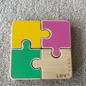 Lovevery Colorful Wooden Puzzle for Kids
